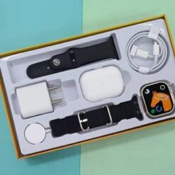 X9 Unique Ultra Combination Smart Watch with Earpord and Chargers