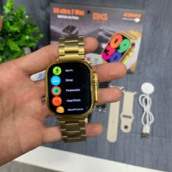 S9 Ultra2 Max Smart Watch with 3 belt including Gold