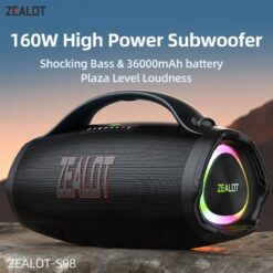 Zealot S98 Bluetooth Speaker with Super Bass and Long LASTING battery
