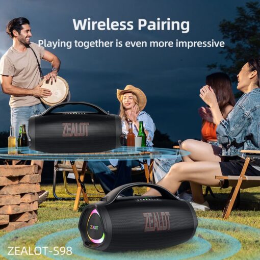 Zealot S98 Bluetooth Speaker with Super Bass and Long LASTING battery - Image 9