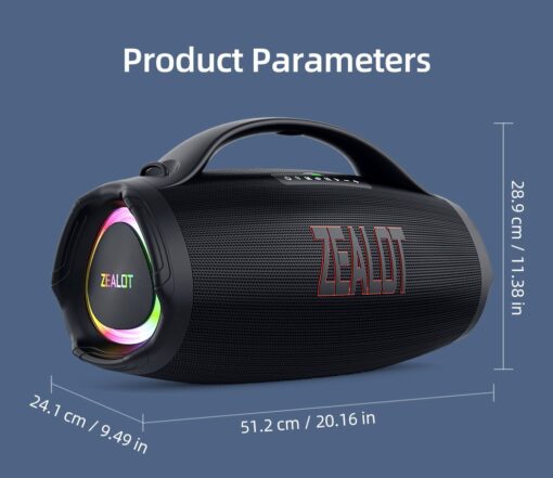 Zealot S98 Bluetooth Speaker with Super Bass and Long LASTING battery - Image 8