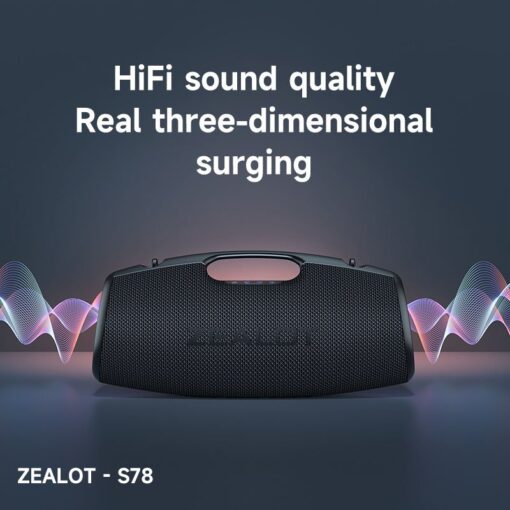Zealot S78 Bluetooth Portable 100watts Speaker - Image 2