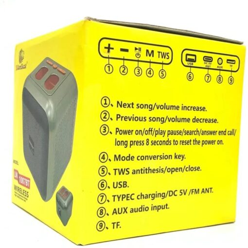 BoomBest LN-1007BT Super Bass Wireless Speaker - Image 3