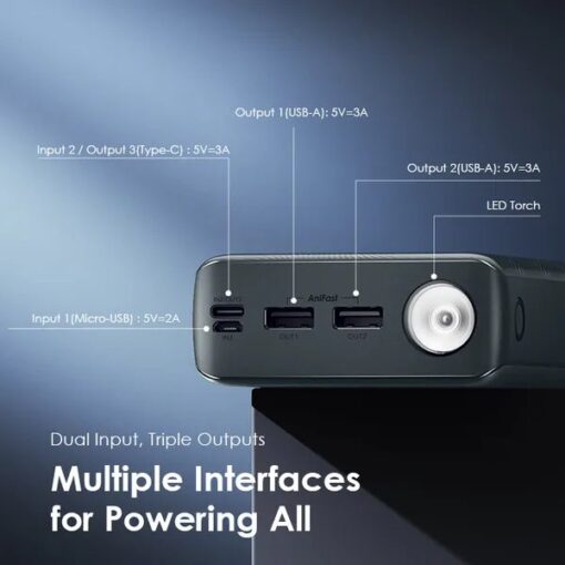 oraimo PowerBox 300 Lit 30000mAh 15W Power Bank - Image 2