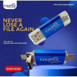 Chupez Antivirus 32GB 3-in-1 OTG Flash Drive