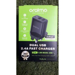 Oraimo Dual USB 2.4A Fast Charger
