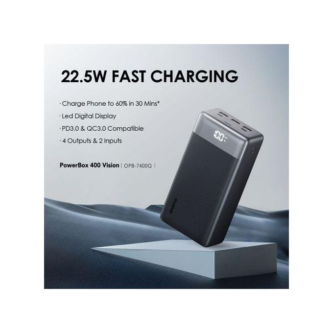Oraimo Power-Box 400 Vision 40000mAh 22.5W PD Power Bank - Image 2