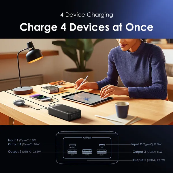 Oraimo Power-Box 400 Vision 40000mAh 22.5W PD Power Bank - Image 7