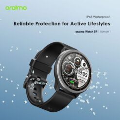 Oraimo Watch 5R – 1.43'' AMOLED Smartwatch with Wireless HD Calls, 100+ Sports Modes, IP68 Waterproof (OSW-820)
