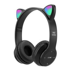 P47 Cat Stylish Bluetooth Headphone – Black