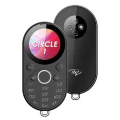 itel Circle 1 – Circular Design, Round Screen Dual SIM Phone – Black