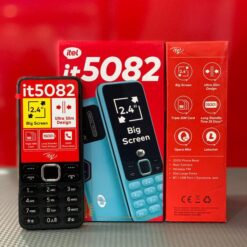 itel 5082 – Small Button Phone with Wireless FM, Bright Torch, Call Recorder, Triple SIM Card, 1500mAh Battery